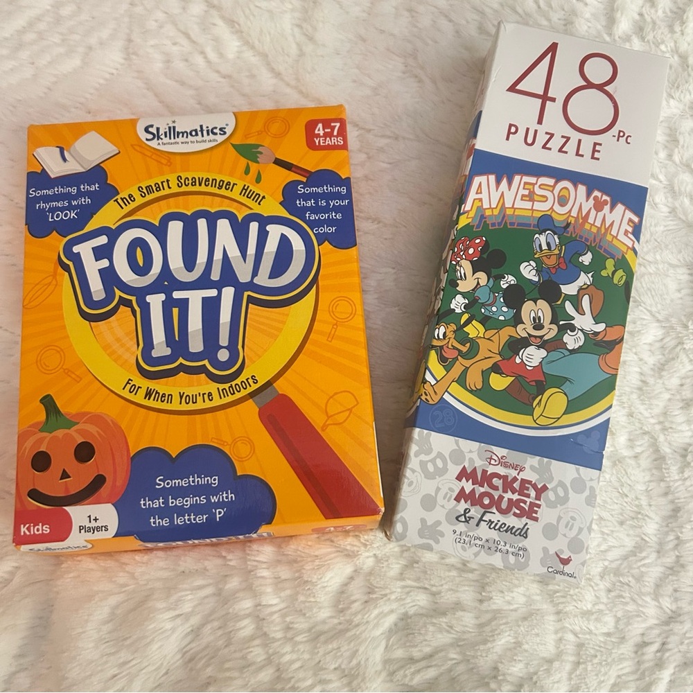 Found It Game and Disney Mickey Mouse & Friends Puzzle